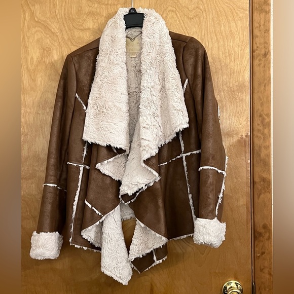 McGinn Jackets & Blazers - McGinn Exclusively For Nordstrom Faux Fur/Suede Jacket L